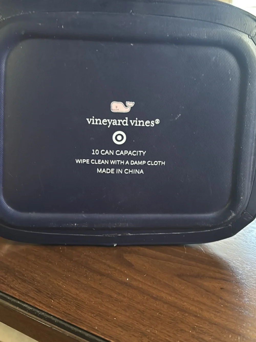 Vineyard Vines 🐳 Navy & Red Soft-Sided Cooler Bag